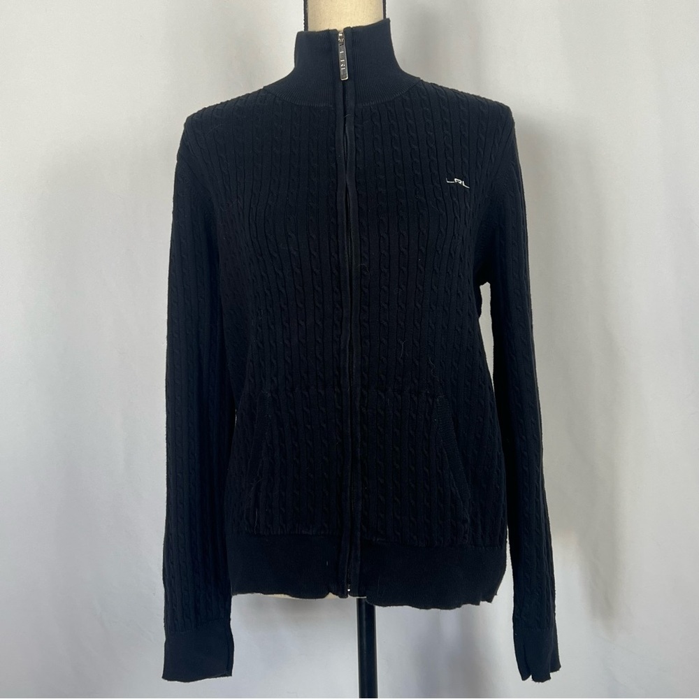 Lauren Ralph Lauren Black Knit Sweater